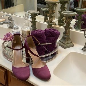 Purple (Plum)  Pumps Size 8